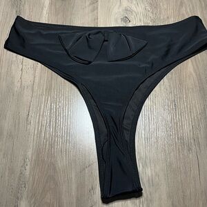 Black Bow Bikini Bottoms